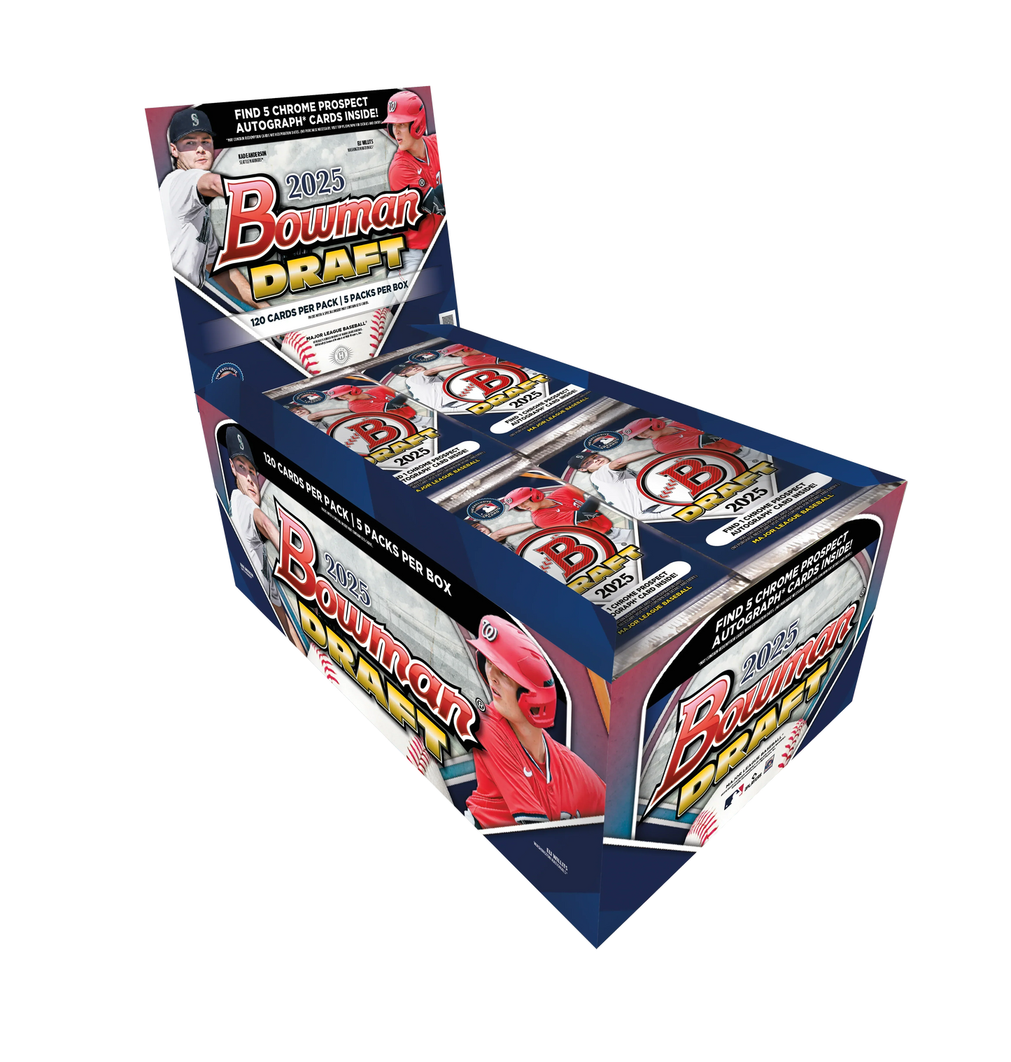 2025 Bowman Draft Baseball Super Jumbo 6 Box Case