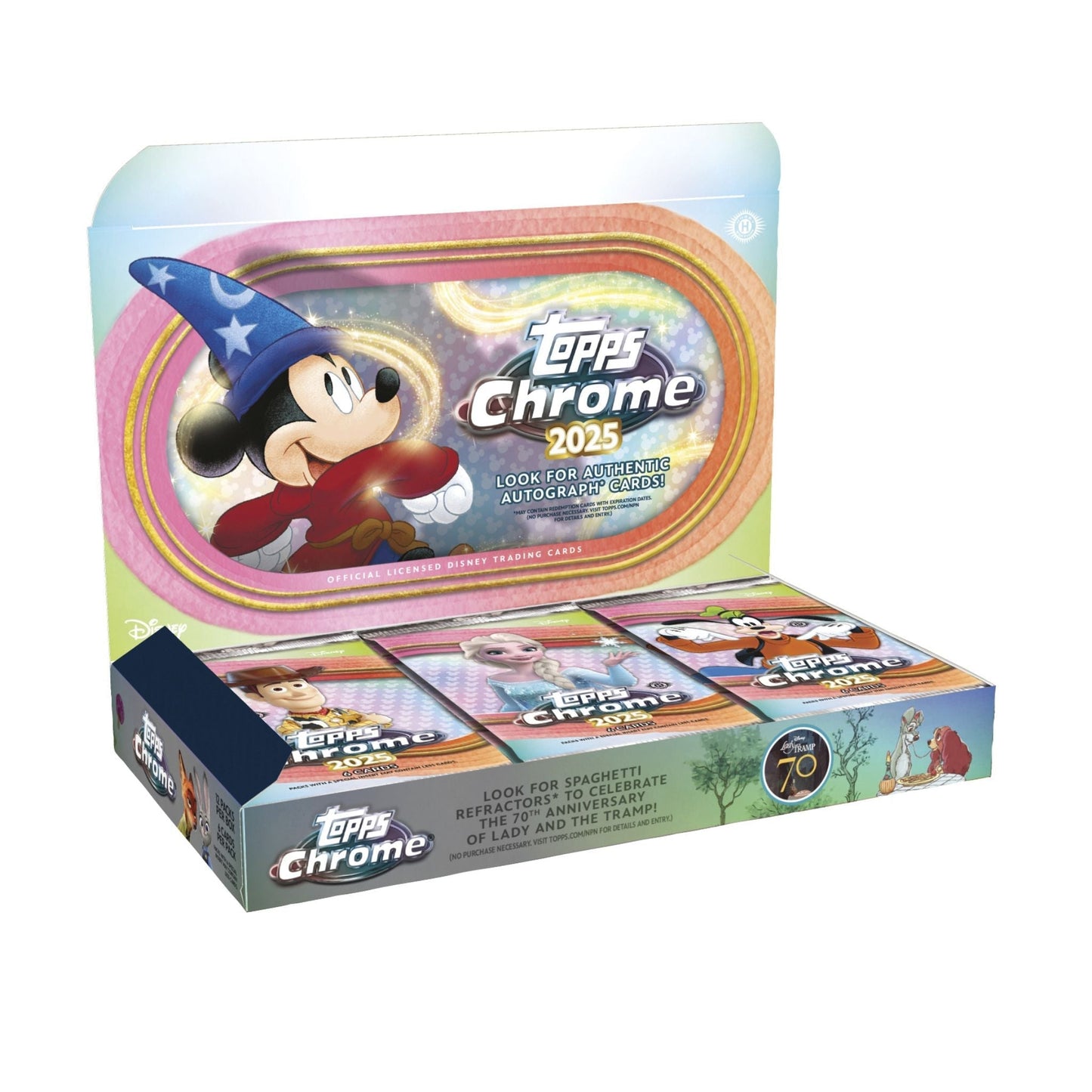2025 Topps Chrome Disney Hobby Box