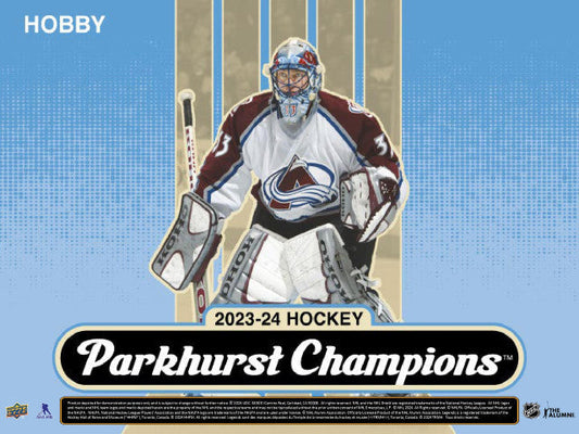 2023-24 Upper Deck Parkhurst Champions Hockey Hobby 12 Box Case