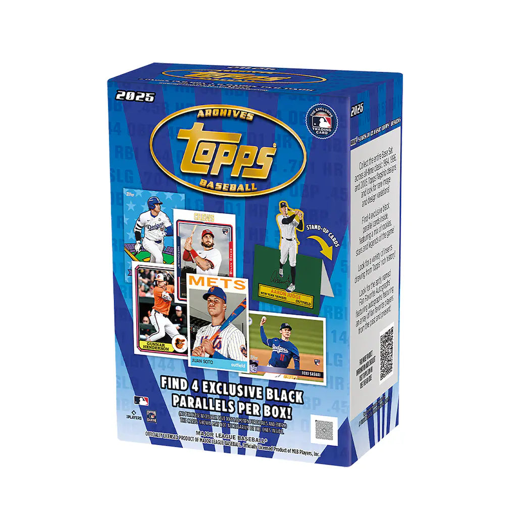 2025 Topps Archives Baseball Blaster Box 40 Box Case