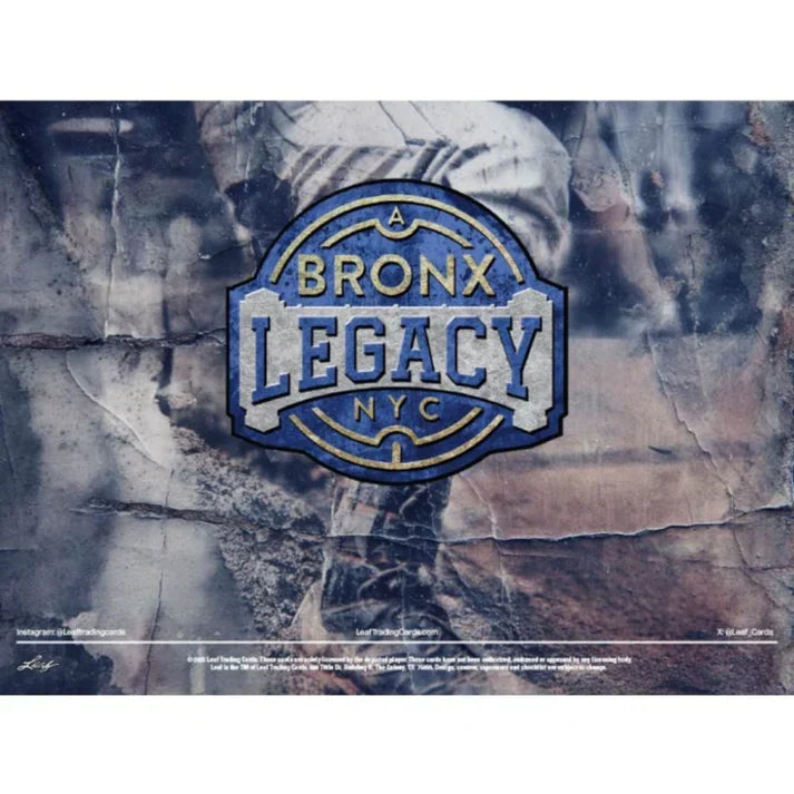2025 Leaf A Bronx Legacy Baseball 10 Box Case