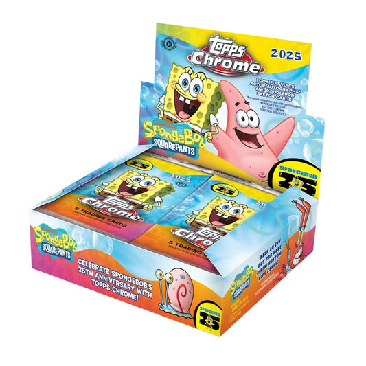2025 Topps Chrome Spongebob Hobby Box