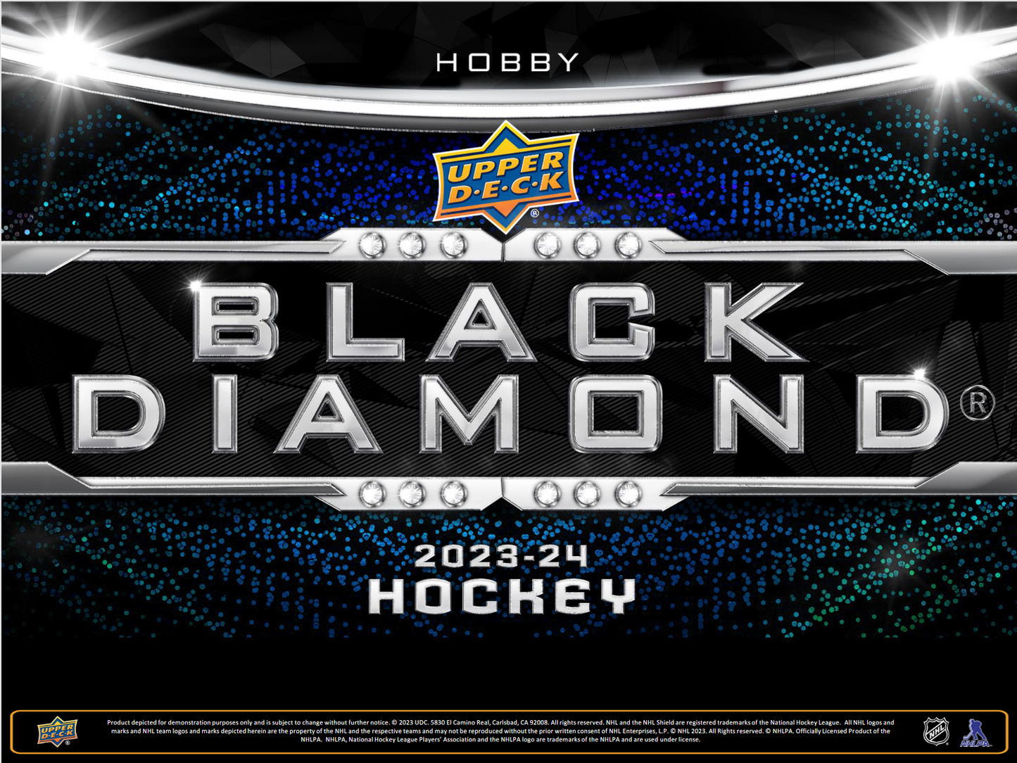 2023-24 Upper Deck Black Diamond Hockey Hobby 10 Box Case