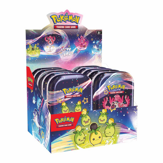 Pokemon Scarlet & Violet Paldean Fates Mini Tin Display Box
